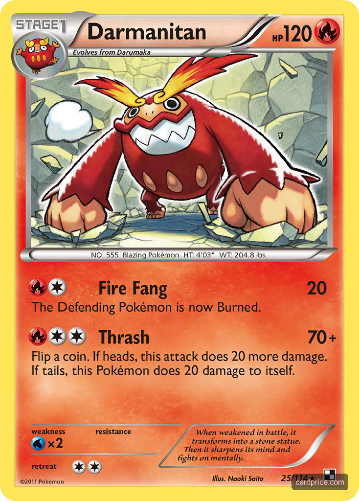 Darmanitan — the most valuable Darmanitan card