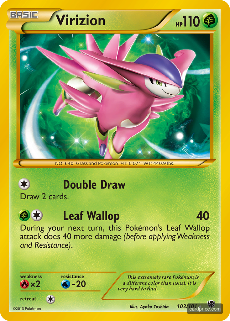 Virizion — the most valuable Virizion card