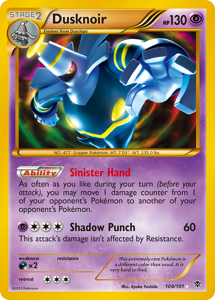 Dusknoir — the most valuable Dusknoir card