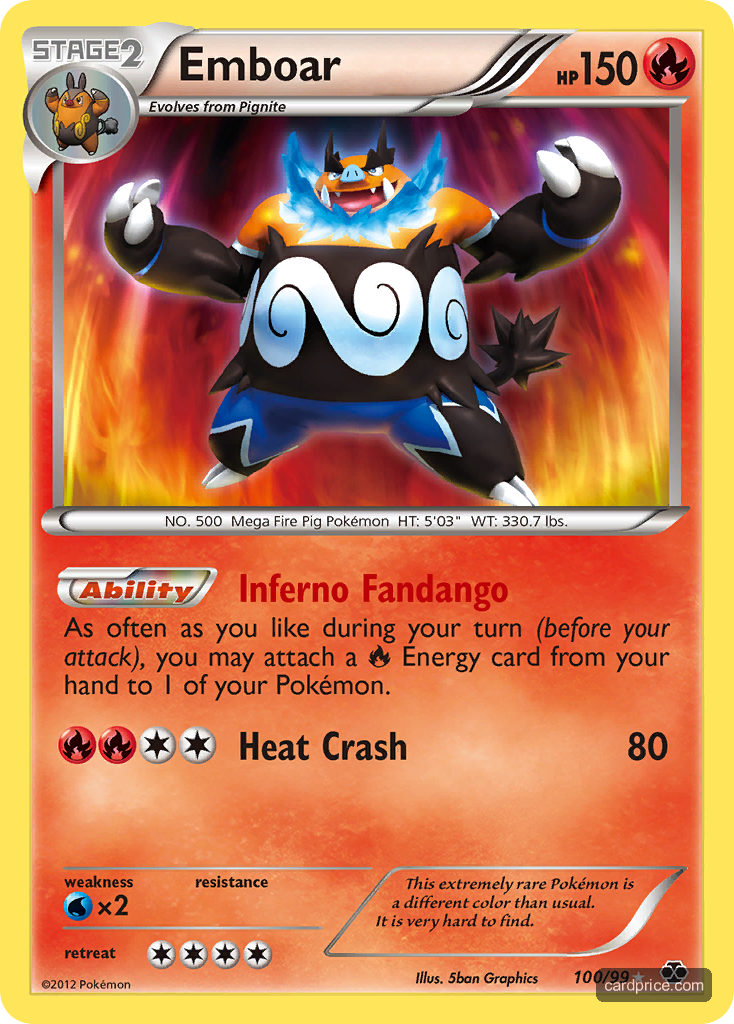 Emboar — the most valuable Emboar card