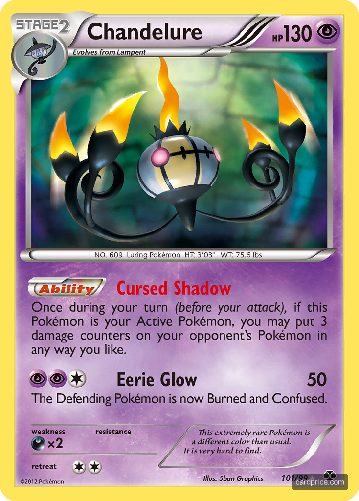 Chandelure — the most valuable Chandelure card