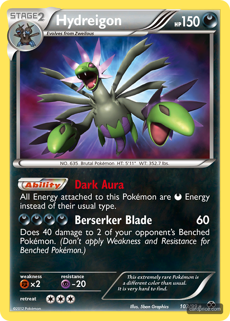 Hydreigon — the most valuable Hydreigon card