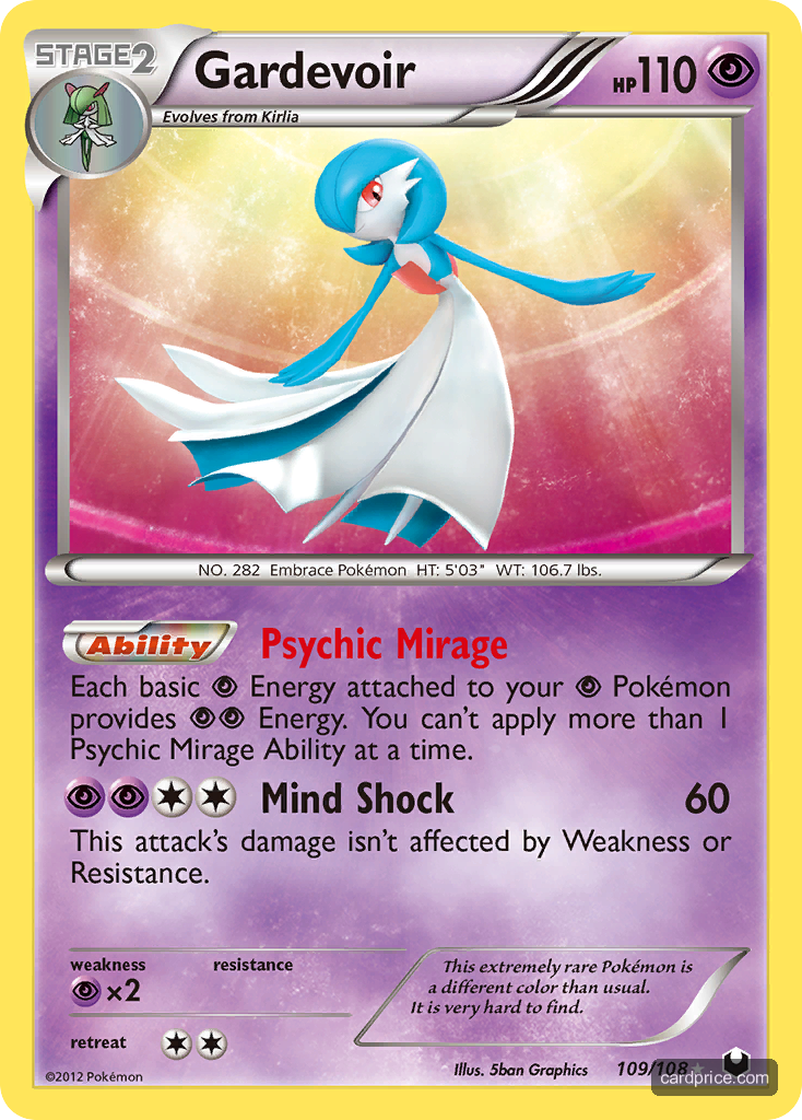 Gardevoir — the most valuable Gardevoir card