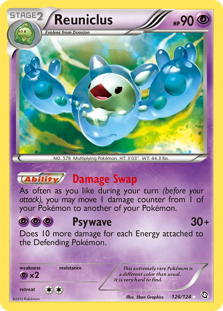 Reuniclus — the most valuable Reuniclus card