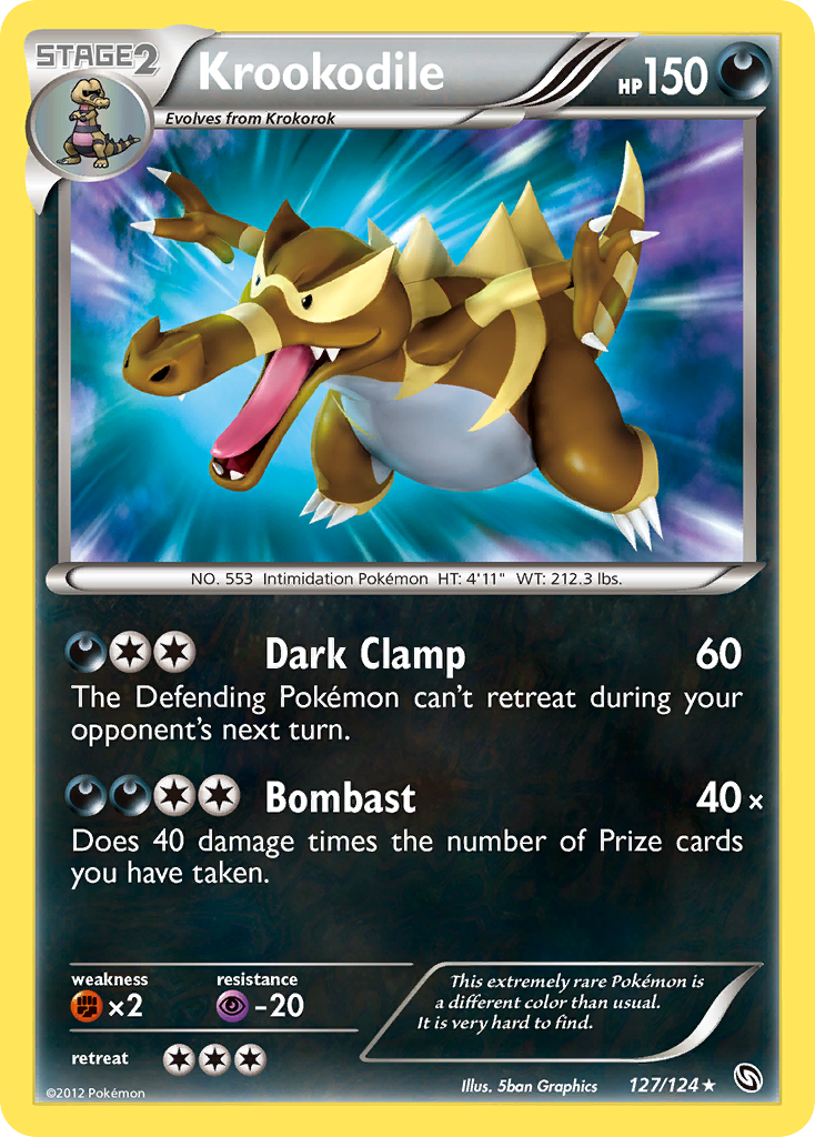 Krookodile — the most valuable Krookodile card