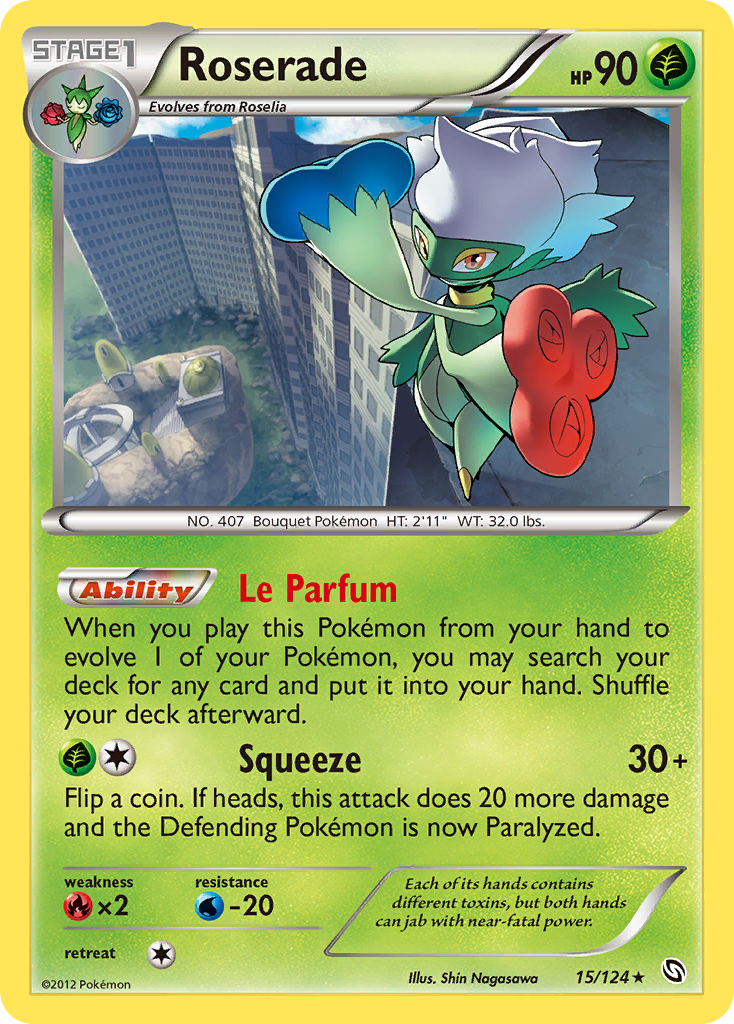Roserade — the most valuable Roserade card
