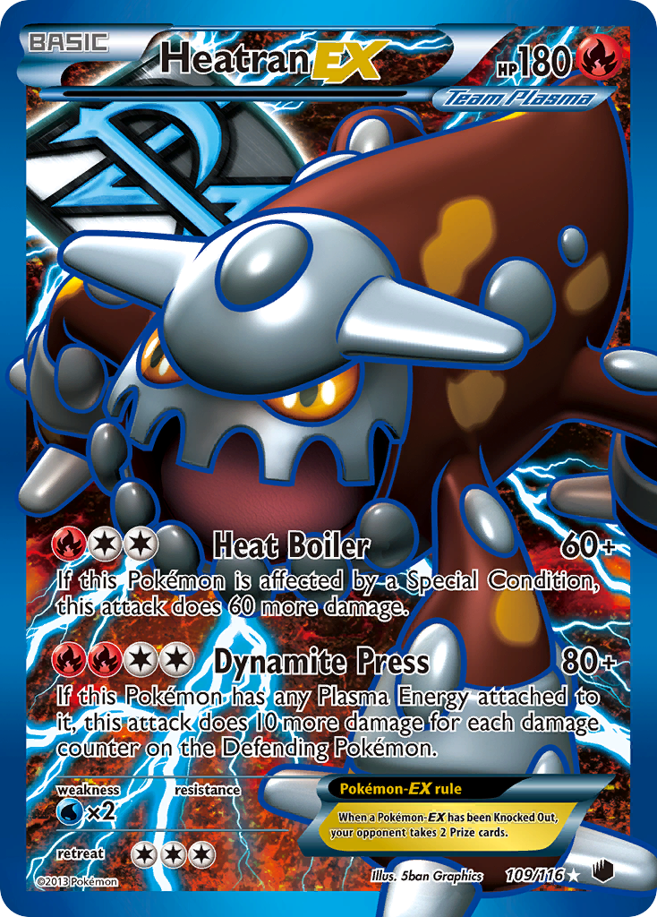 Heatran-EX — the most valuable Heatran card