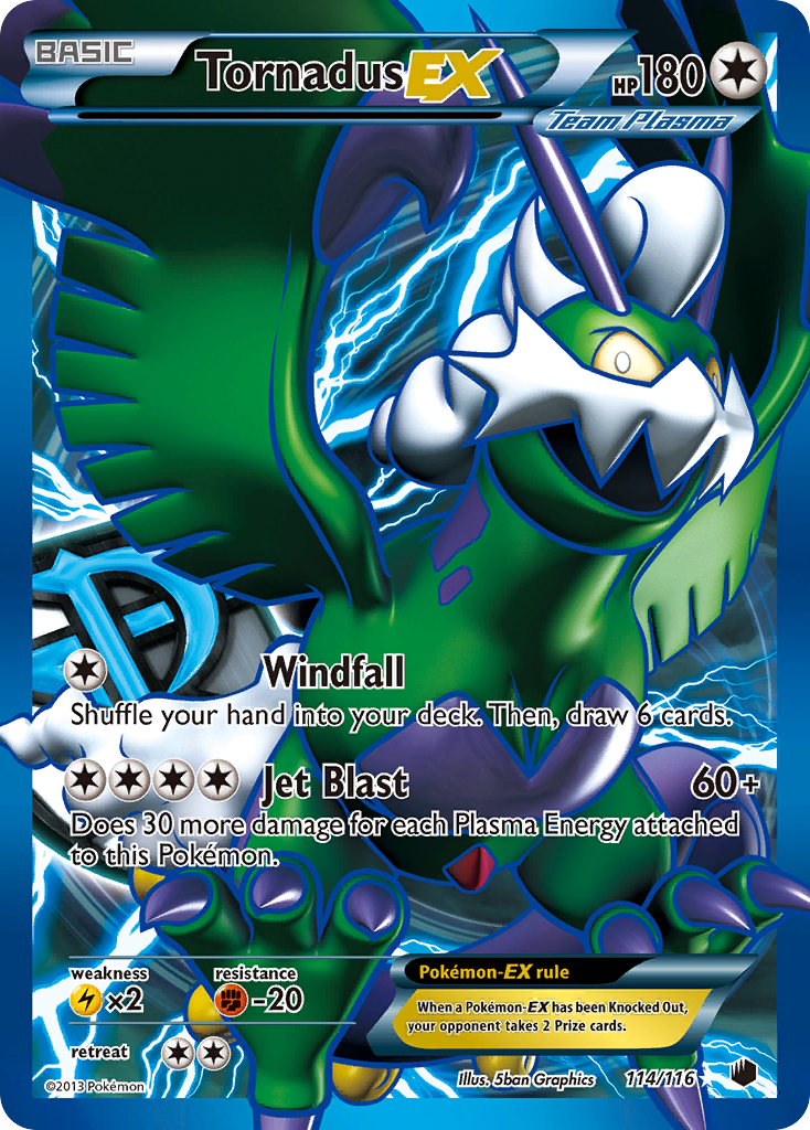 Tornadus-EX — the most valuable Tornadus card