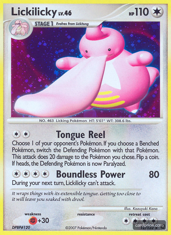 Lickilicky — the most valuable Lickilicky card