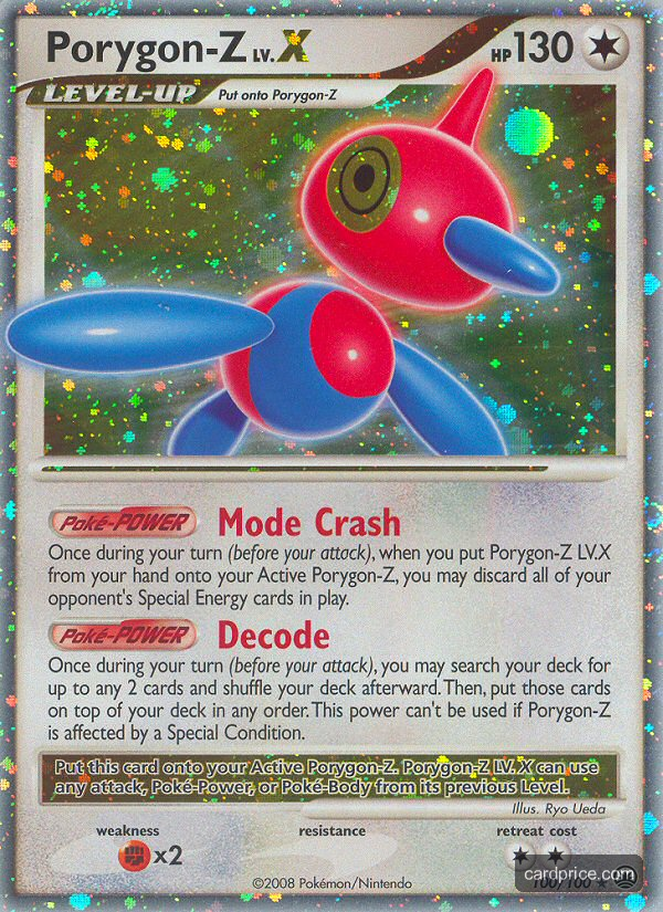 Porygon-Z LV.X — the most valuable Porygon-Z card