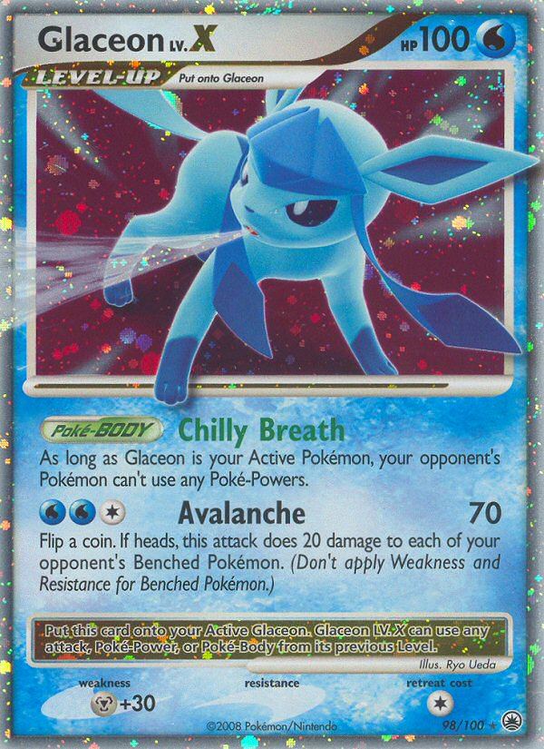 Glaceon LV.X — the most valuable Glaceon card