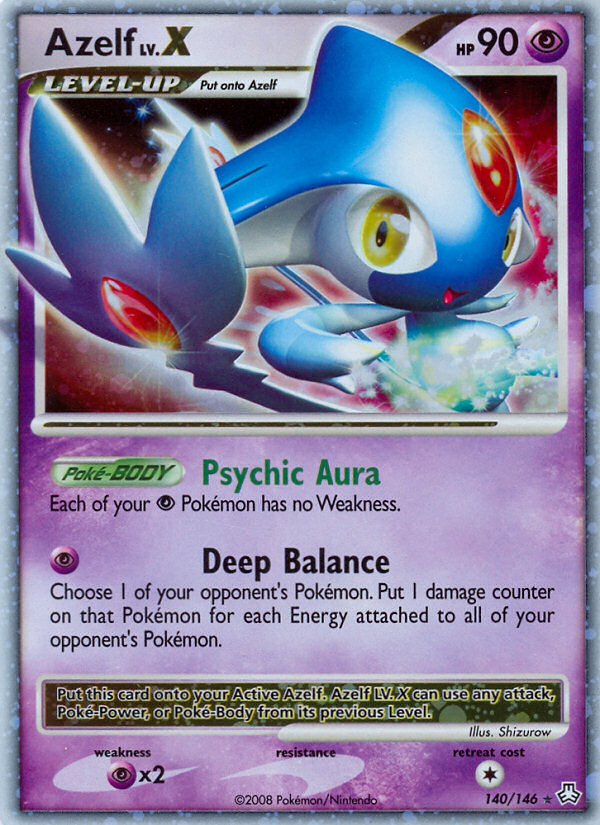 Azelf LV.X — the most valuable Azelf card