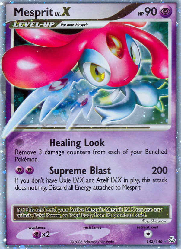 Mesprit LV.X — the most valuable Mesprit card