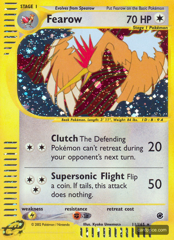 Fearow — the most valuable Fearow card