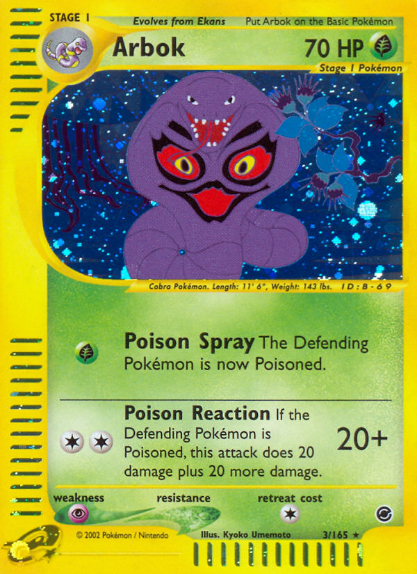 Arbok — the most valuable Arbok card