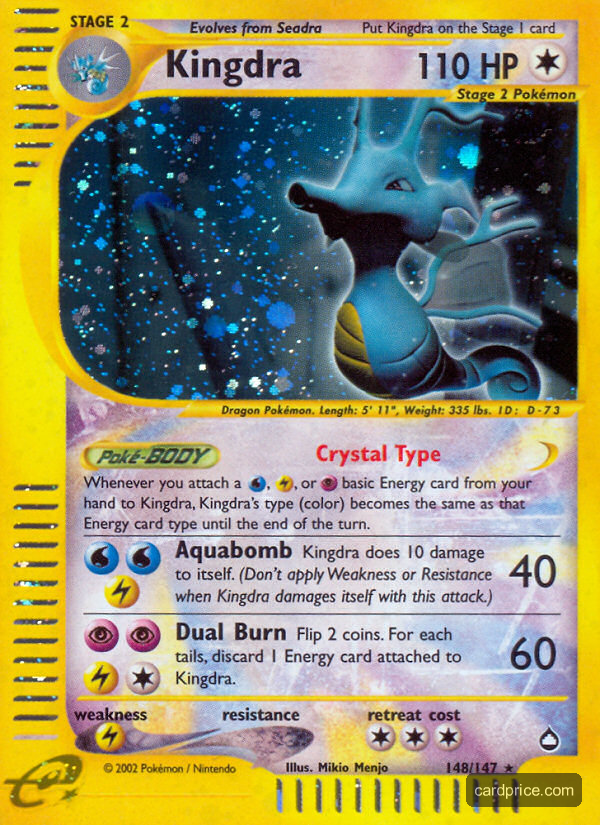 Kingdra — the most valuable Kingdra card