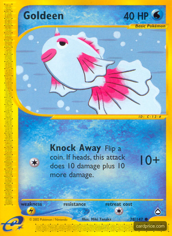 Goldeen — the most valuable Goldeen card