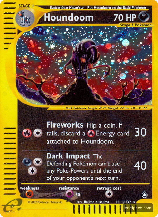 Houndoom — the most valuable Houndoom card