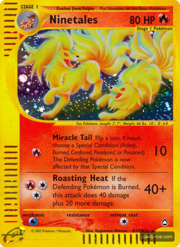 Ninetales — the most valuable Ninetales card