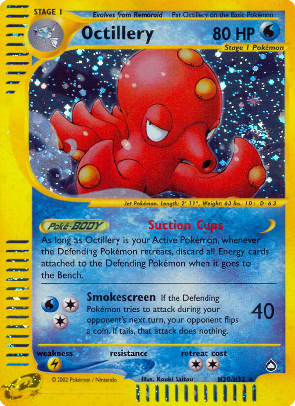 Octillery — the most valuable Octillery card