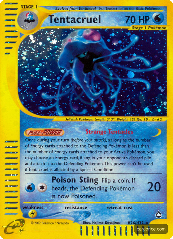 Tentacruel — the most valuable Tentacruel card