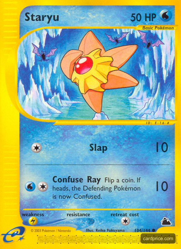 Staryu — the most valuable Staryu card