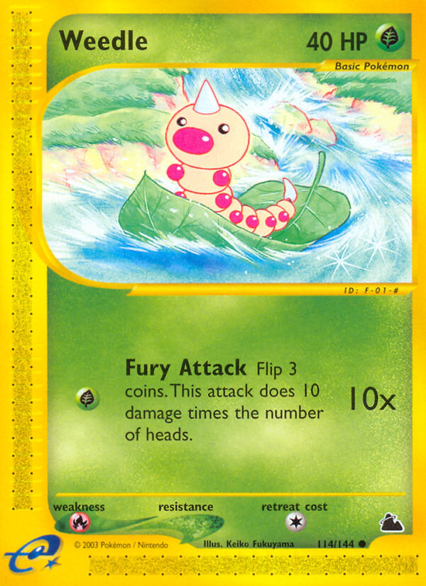 Weedle — the most valuable Weedle card