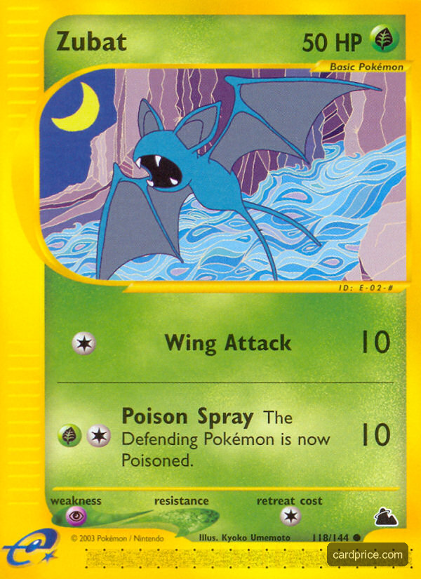 Zubat — the most valuable Zubat card