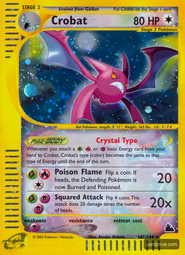 Crobat — the most valuable Crobat card