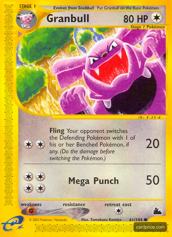 Granbull — the most valuable Granbull card