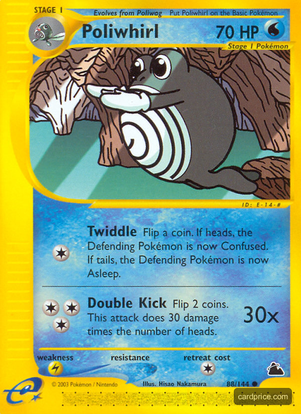 Poliwhirl — the most valuable Poliwhirl card