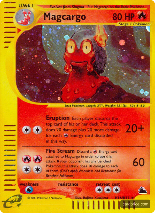 Magcargo — the most valuable Magcargo card