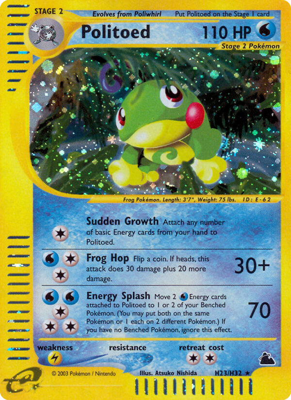 Politoed — the most valuable Politoed card