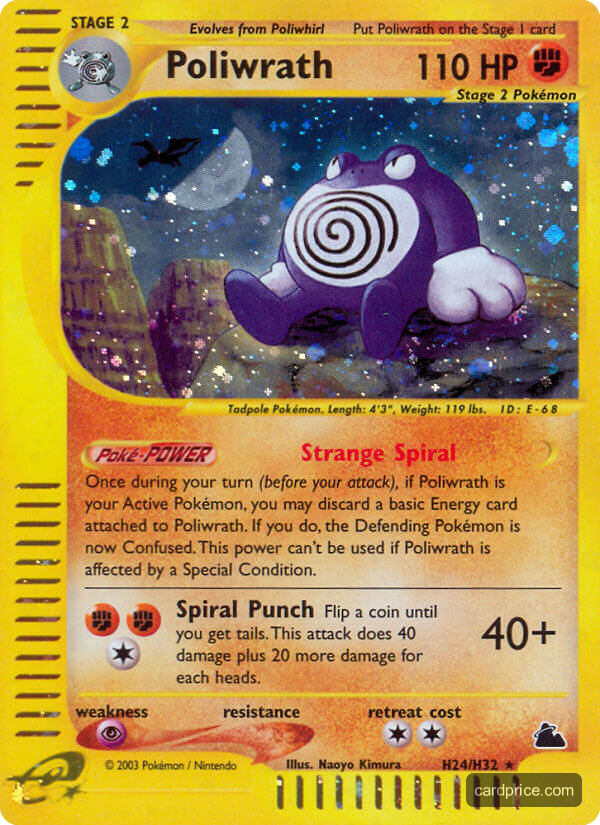 Poliwrath — the most valuable Poliwrath card