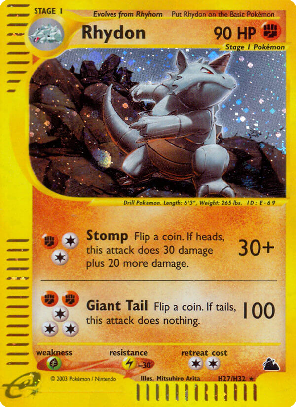 Rhydon — the most valuable Rhydon card