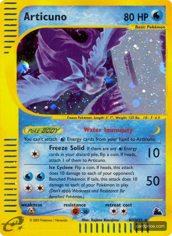 Articuno — the most valuable Articuno card