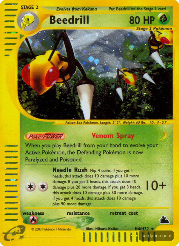 Beedrill — the most valuable Beedrill card