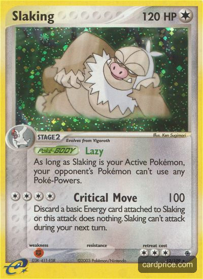 Slaking — the most valuable Slaking card