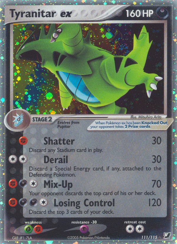 Tyranitar ex — the most valuable Tyranitar card