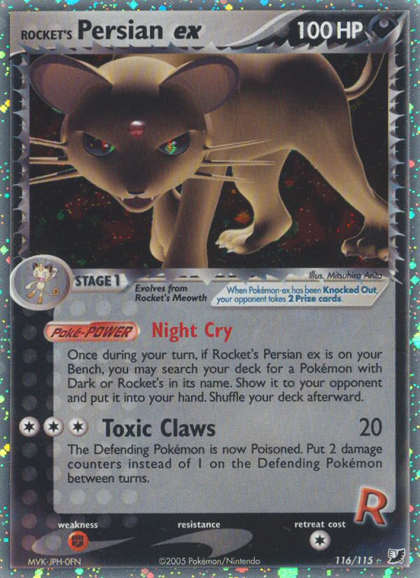 Rocket's Persian ex — the most valuable Persian card
