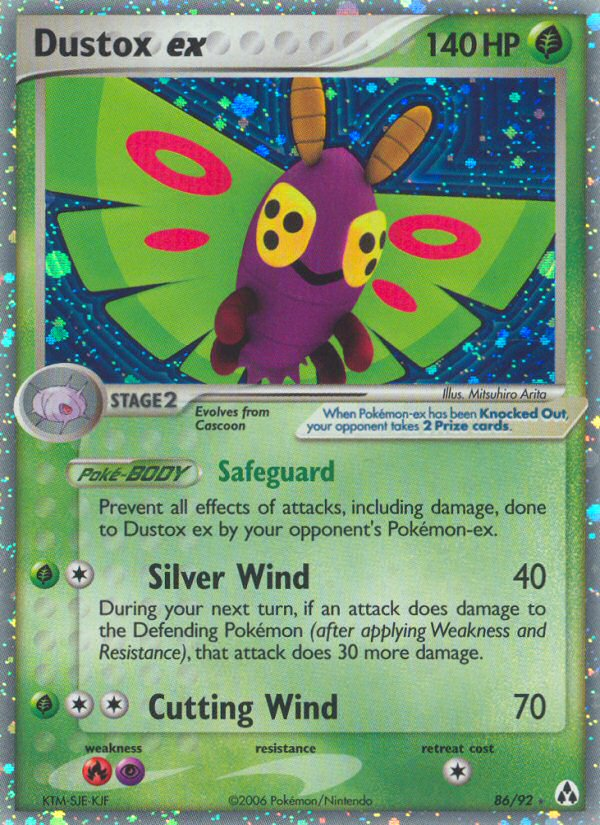 Dustox ex — the most valuable Dustox card