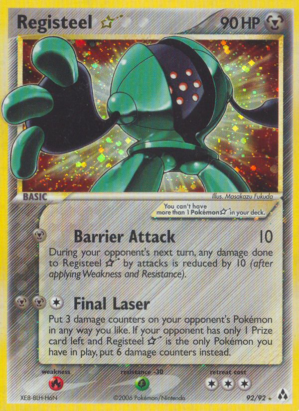Registeel ★ — the most valuable Registeel card