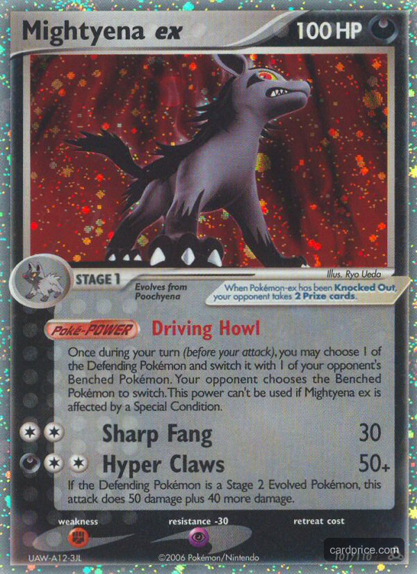 Mightyena ex — the most valuable Mightyena card