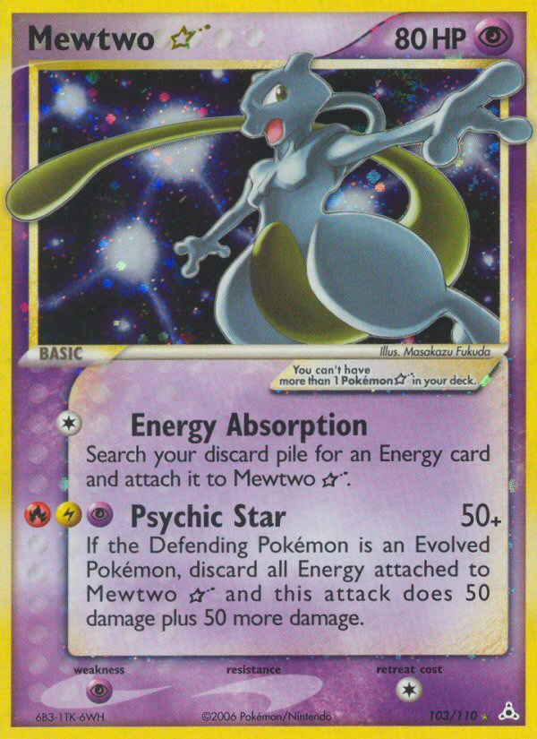 Mewtwo ★ — the most valuable Mewtwo card
