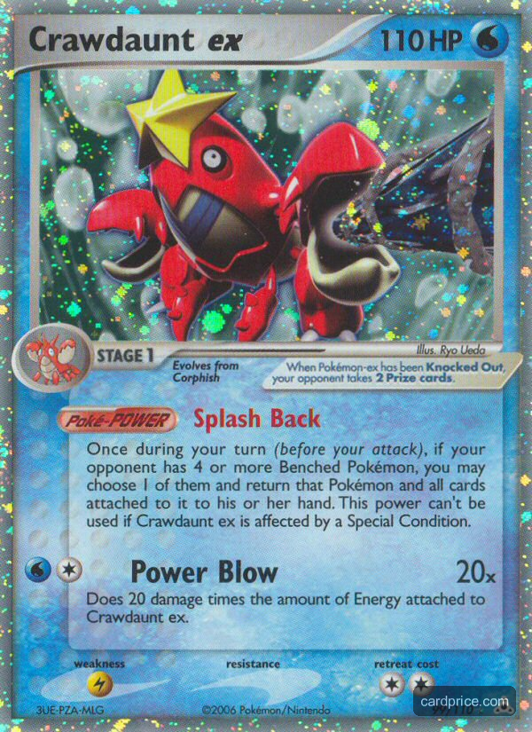 Crawdaunt ex — the most valuable Crawdaunt card