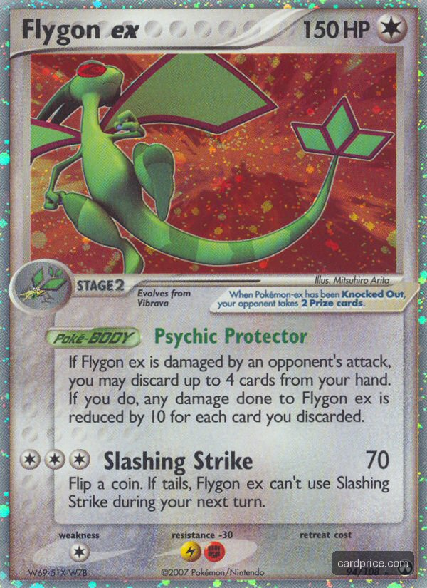 Flygon ex — the most valuable Flygon card
