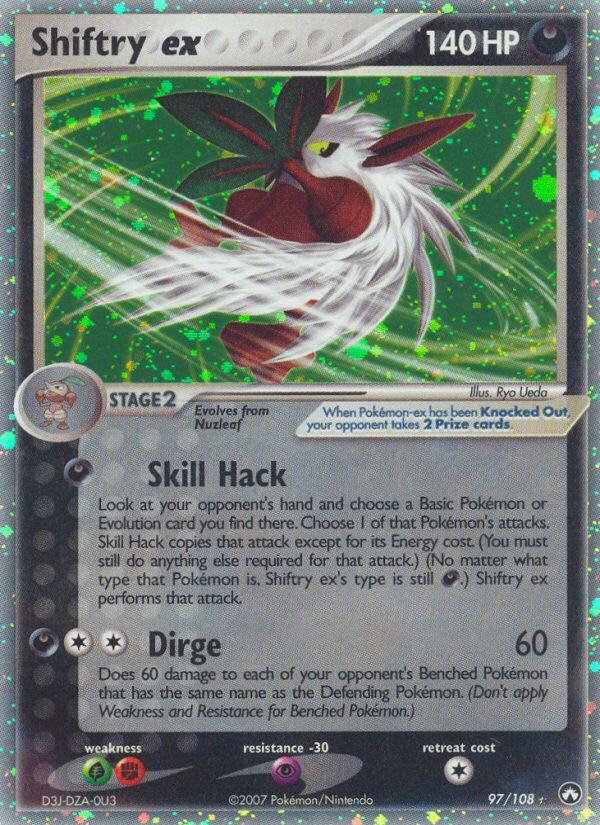 Shiftry ex — the most valuable Shiftry card