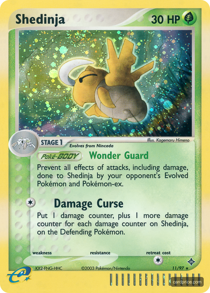 Shedinja — the most valuable Shedinja card