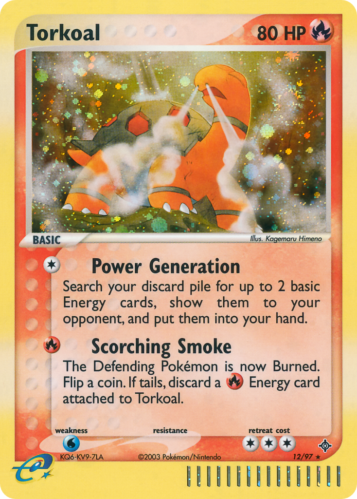 Torkoal — the most valuable Torkoal card