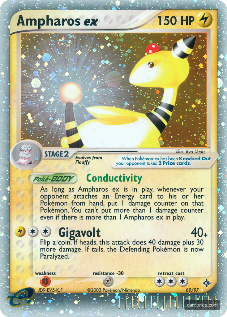 Ampharos ex — the most valuable Ampharos card